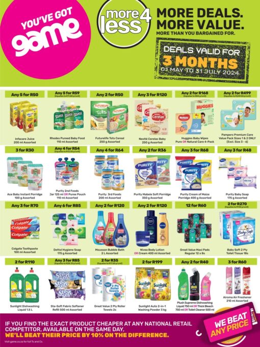 Game More 4 Less Leaflet - South Africa