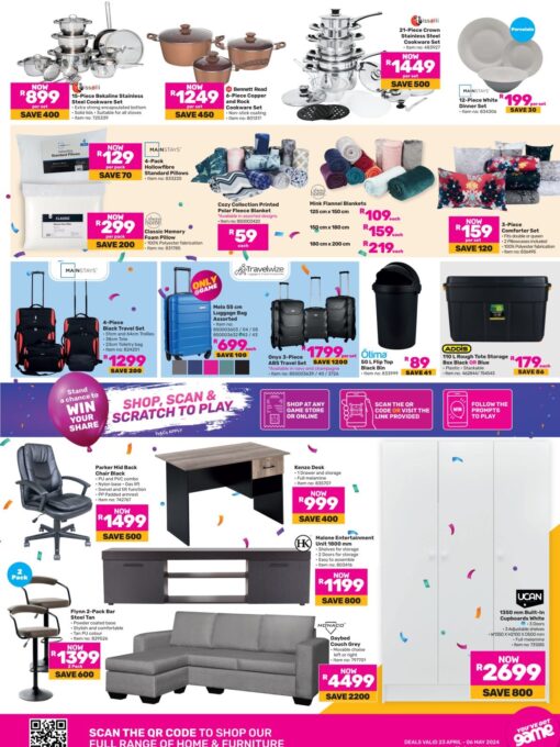 Game birthday specials leaflet