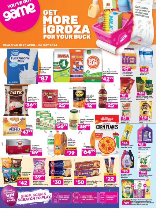 Game birthday specials catalogue