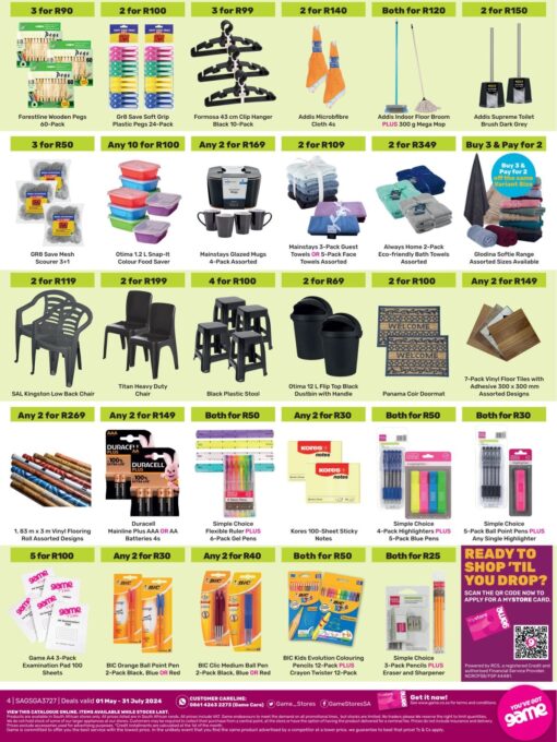 Game More 4 Less Leaflet - South Africa