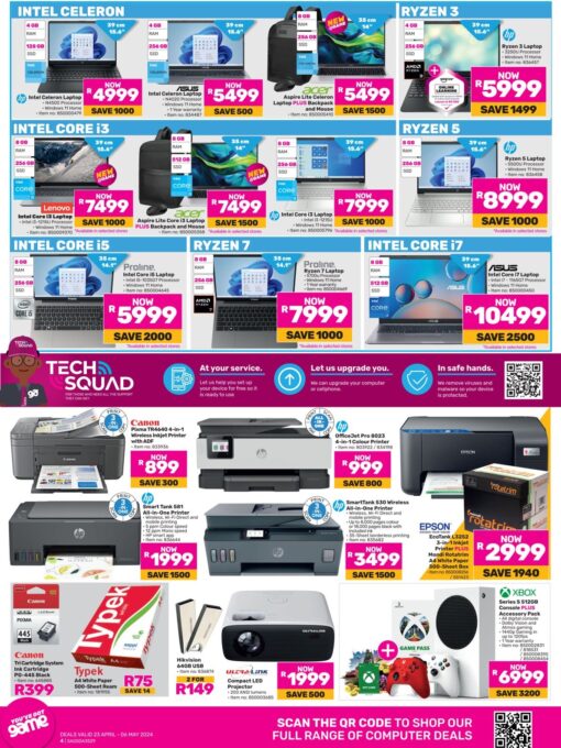 Game birthday specials leaflet