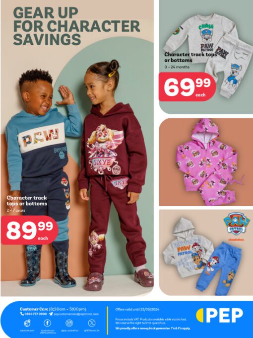 Latest online catalogues and specials in South Africa, brought to you by PEP Stores