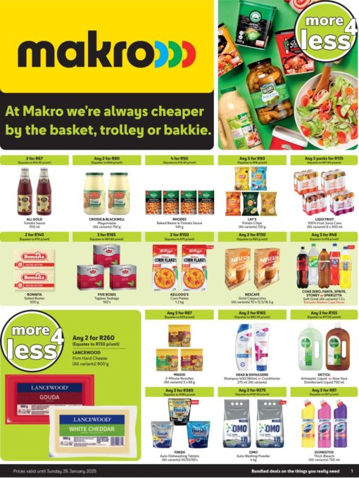 Makro More 4 Less Specials Catalogue