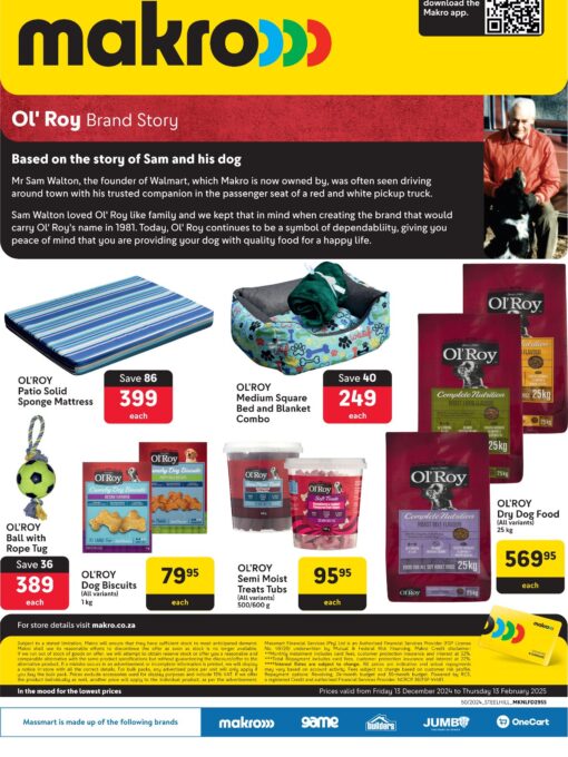 Makro Ol' Roy Specials Catalogue