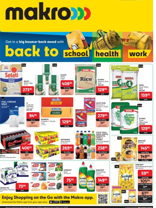 Makro Back to School Health Work Specials Catalogue