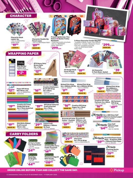 Game Back To School Specials Catalogue