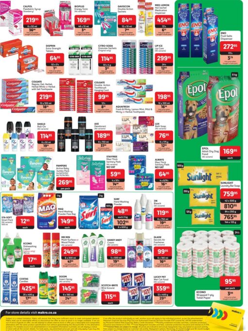Makro Back to School Health Work Specials Catalogue