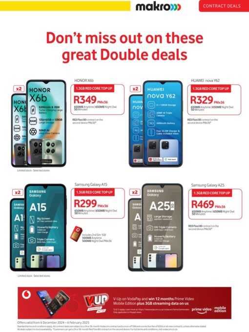 Makro Vodacom specials