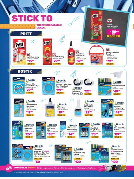 Game Back To School Specials Catalogue