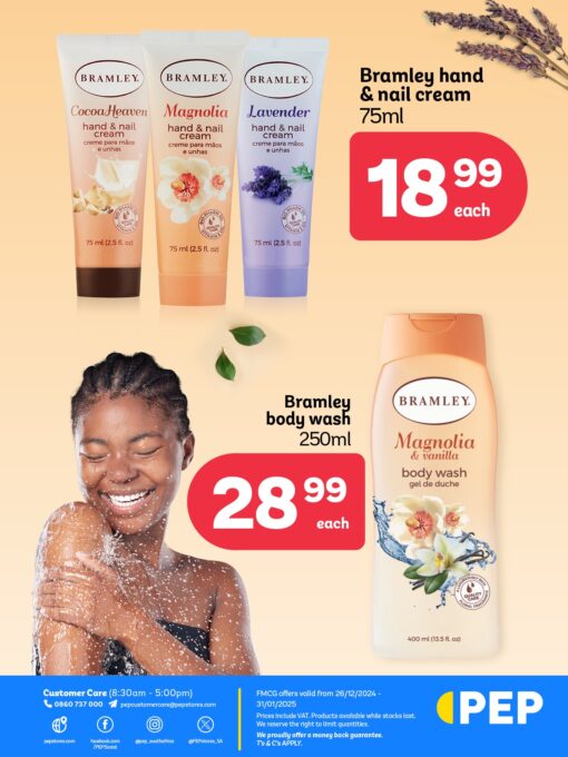 Bramley Personal Care Specials Catalogue